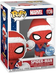 Funko Pop! Marvel: Holiday - Spider-man 1136 - Amazon Exclusive Bobblehead